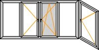 VEKA Euroline 3100x880x1500